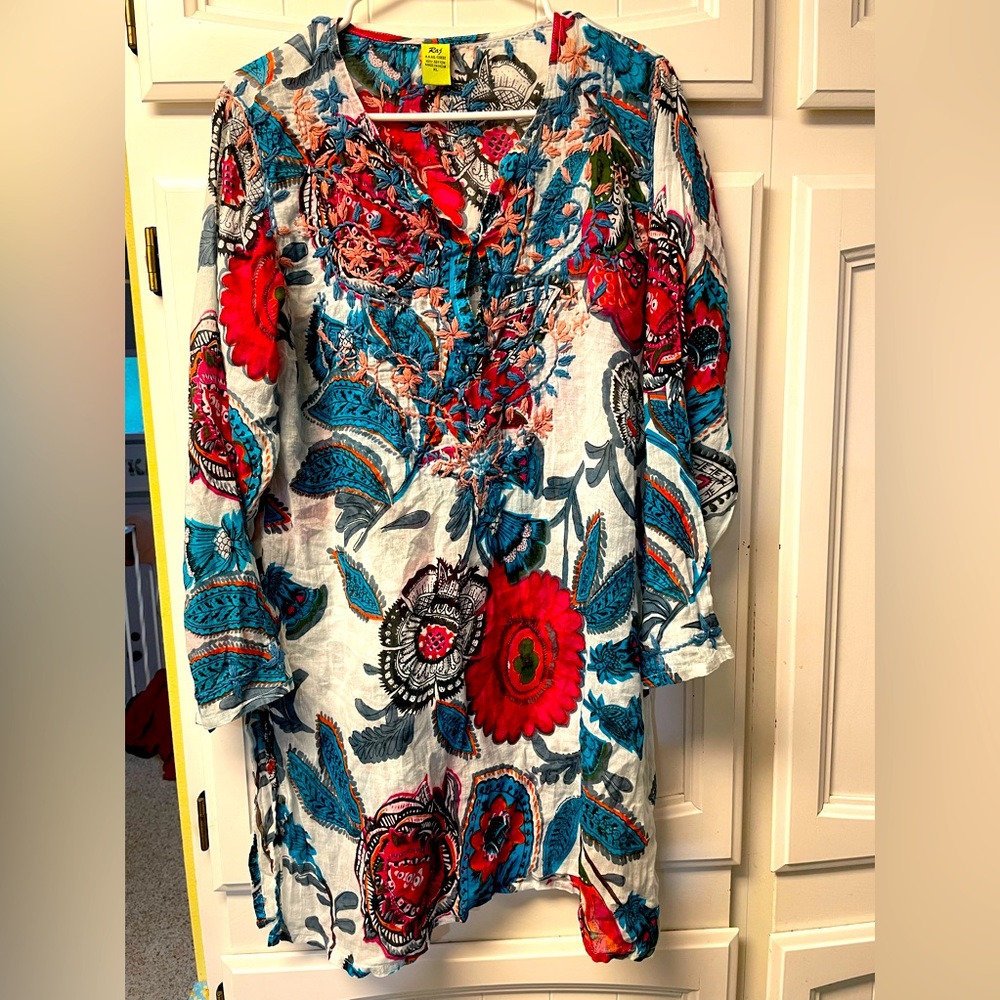 Raj swimsuit coverup. Bohemian at the beach!